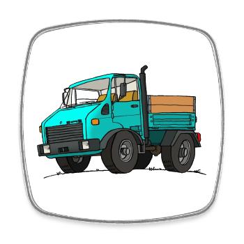 I Mog di 2 - Viereckiger Kühlschrankmagnet - Weiß - Vorne