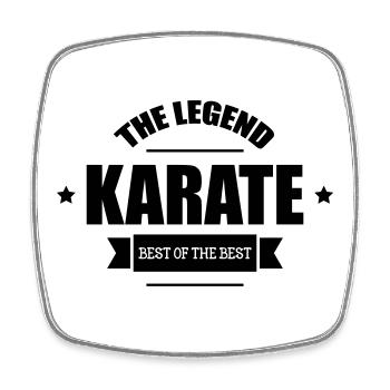 Karate The Legend - Magnet carré - blanc - Devant