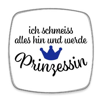 Lustige Sprüche - Viereckiger Kühlschrankmagnet - Weiß - Vorne