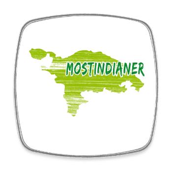 Mostindianer, Mostindien, Thurgau - Viereckiger Kühlschrankmagnet - Weiß - Vorne