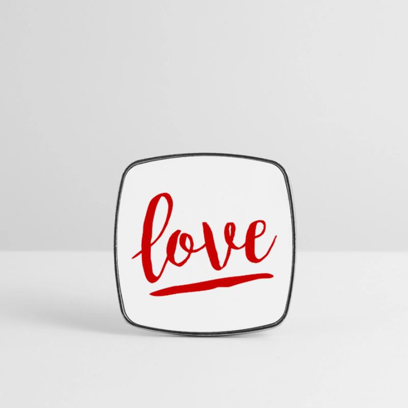 Amore rosso Calamita quadrata da frigo