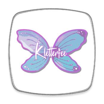 Climbing Fairy Climbing Bouldering - Square fridge magnet - white - Front
