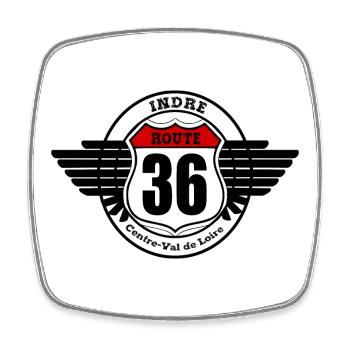 LA ROUTE 36 - Magnet carré - blanc - Devant