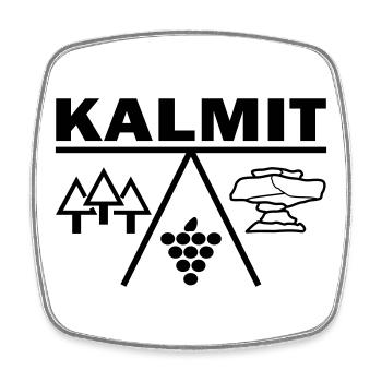 Kalmit Palatina - Viereckiger Kühlschrankmagnet - Weiß - Vorne