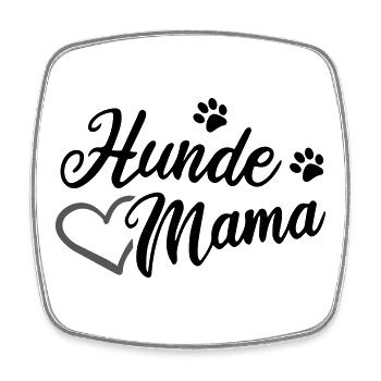 Hunde Mama - Viereckiger Kühlschrankmagnet - Weiß - Vorne