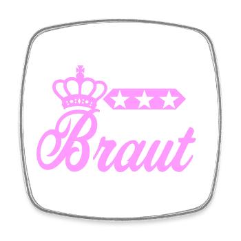 Junggesellinnenabschied - Team Braut JGA Frauen - Viereckiger Kühlschrankmagnet - Weiß - Vorne