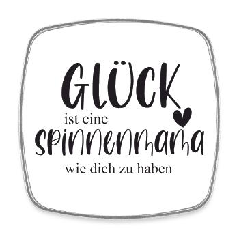 Spinne Spinnenmama Vogelspinne Haustier Geschenk - Viereckiger Kühlschrankmagnet - Weiß - Vorne