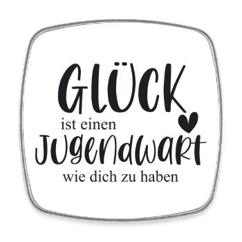 Jugendwart Freiwillige Feuerwehr Ehrenamt Geschenk - Viereckiger Kühlschrankmagnet - Weiß - Vorne