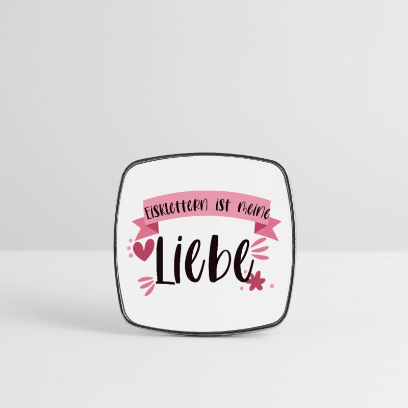Eisklettern Klettern Eispickel Winter Eis Geschenk Viereckiger Kühlschrankmagnet