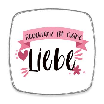 Bauchtanz ist meine Liebe - Bauchtänzerin - Viereckiger Kühlschrankmagnet - Weiß - Vorne