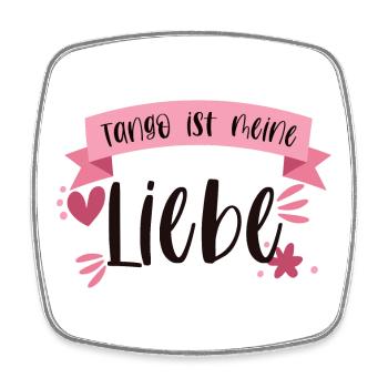Tango Tänzerin Tanzen Tanzschule Geschenk - Viereckiger Kühlschrankmagnet - Weiß - Vorne
