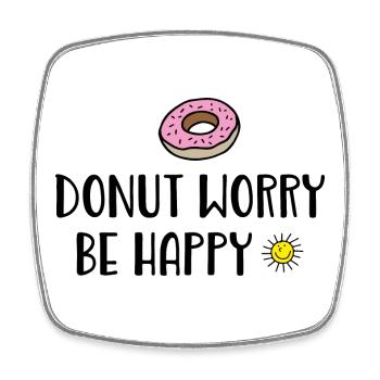 funny sayings for connoisseurs - Square fridge magnet - white - Front