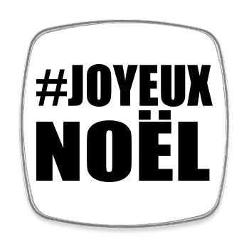 NOËL. ANNEE. ANNIVERSAIRE. RETRAITE. PAPA. MAMAM. - Magnet carré - blanc - Devant