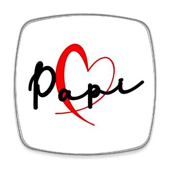 CHRISTMAS. YEAR. ANNIVERSARY. RETIREMENT. DAD. MAMAM. - Square fridge magnet - white - Front