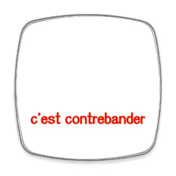Humour Viagra Fausse Vente T-shirt - Magnet carré - blanc - Devant