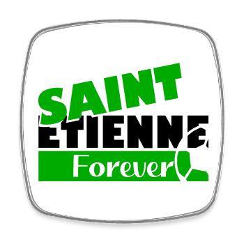 Saint Etienne Forever Bold Logo Tee - Square fridge magnet - white - Front