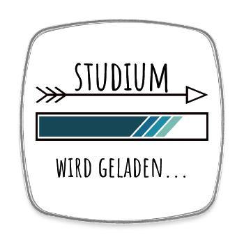 Studium Personalisierter Beruf Jungs - Viereckiger Kühlschrankmagnet - Weiß - Vorne