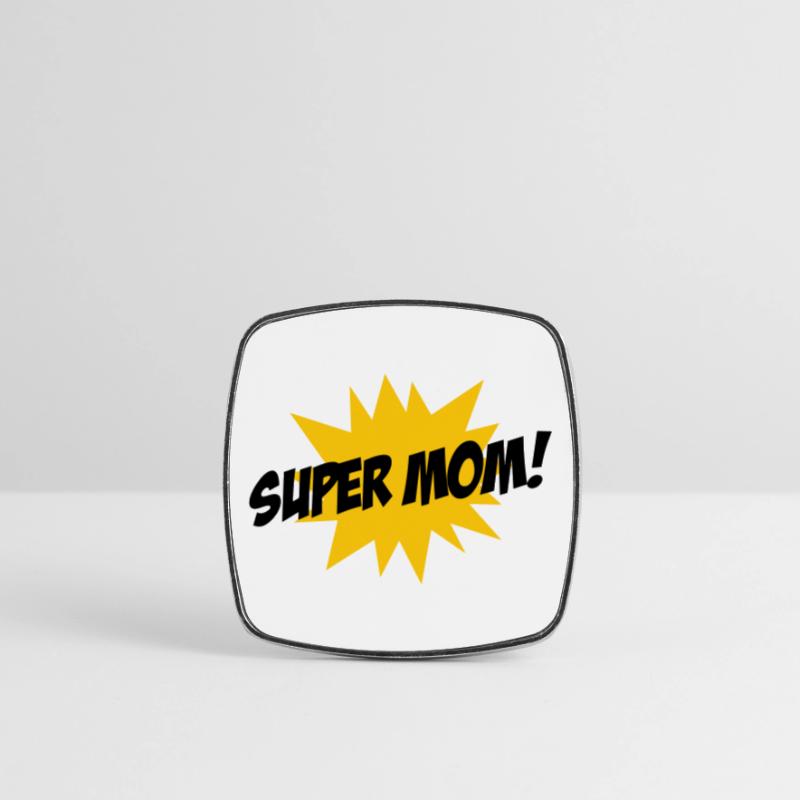 Super Mom - Muttertag Viereckiger Kühlschrankmagnet