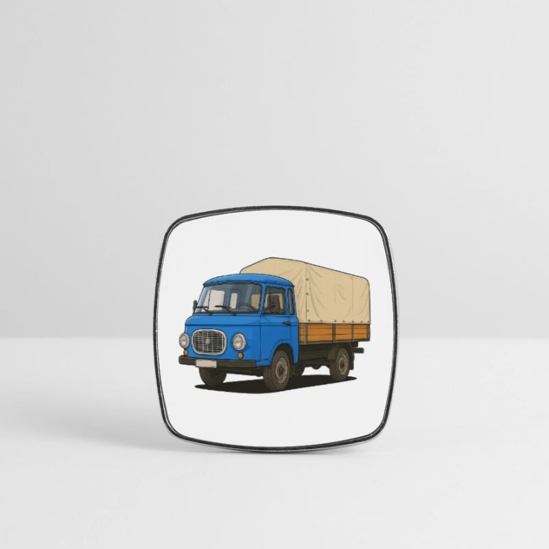 Ost-Pritsche Viereckiger Kühlschrankmagnet