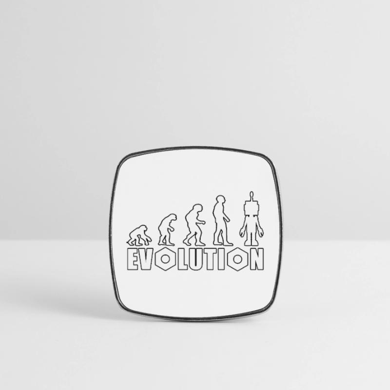 Évolution avec la conception d’une figurine de robot Magnet carré