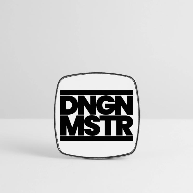 DNGN MSTR – RPG Game Master Minimal Design -Black Viereckiger Kühlschrankmagnet
