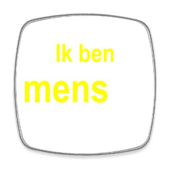 J’en ai marre de la conception des messages des gens - Magnet carré - blanc - Devant