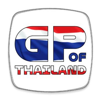 thailand_gp - Viereckiger Kühlschrankmagnet - Weiß - Vorne