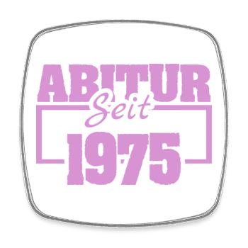 1975 - Square fridge magnet - white - Front