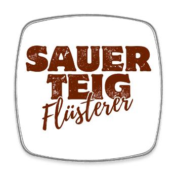 Sourdough Whisperer - Square fridge magnet - white - Front