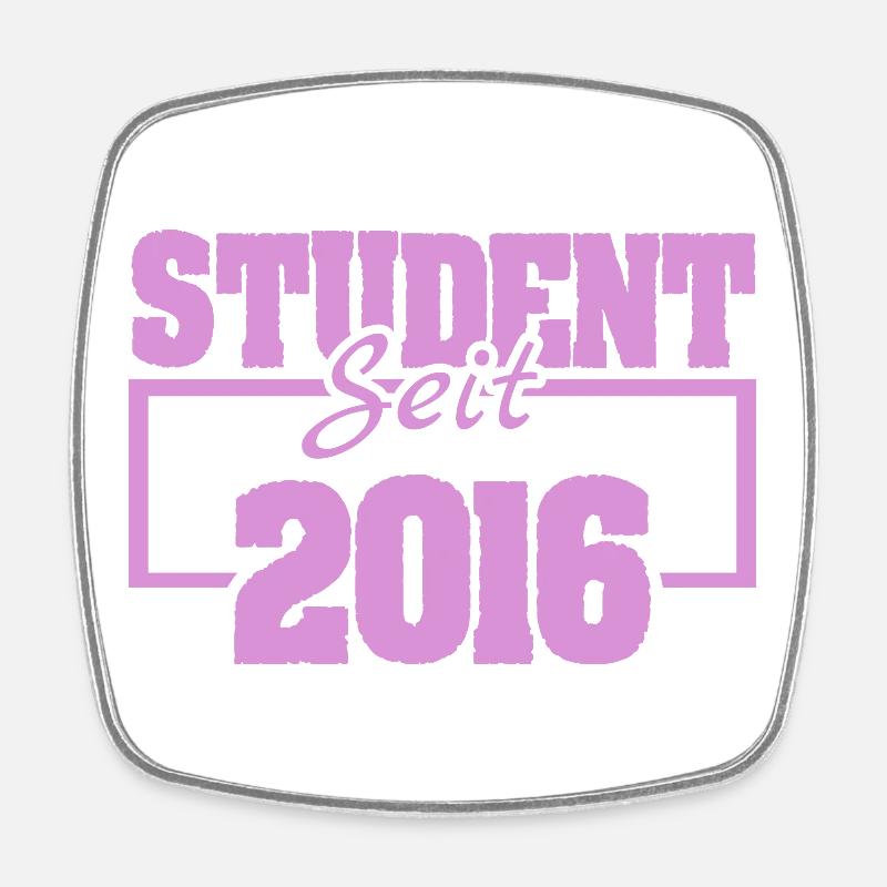 since 2016 - Square fridge magnet - white