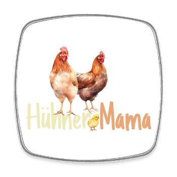 Hühner Mama Muttertag Mutterschaft Mama Elternteil - Viereckiger Kühlschrankmagnet - Weiß - Vorne