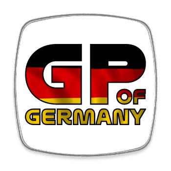 germany_gp - Viereckiger Kühlschrankmagnet - Weiß - Vorne