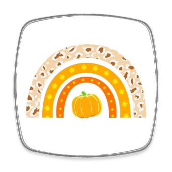 Thanksgiving Enseignant Enseignant - Magnet carré - blanc - Devant