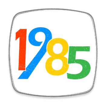 40. Geburtstag Jahrgang 1985 40 Jahre Geschenke - Viereckiger Kühlschrankmagnet - Weiß - Vorne