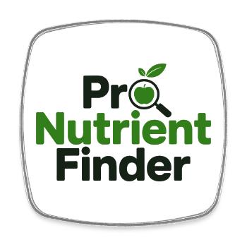 Pro Nutrient Finder Ernährungsberater Experte Profi - Viereckiger Kühlschrankmagnet - Weiß - Vorne