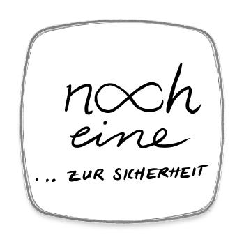 Another... to be on the safe side 2 - Square fridge magnet - white - Front