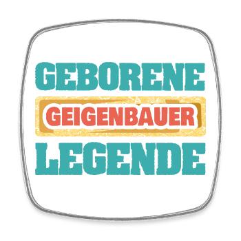 Profession: Violin maker - Square fridge magnet - white - Front