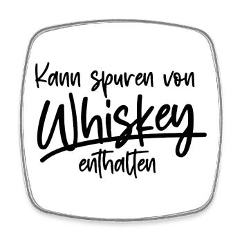 whiskey - Square fridge magnet - white - Front