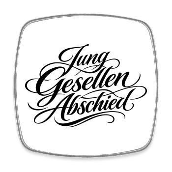 Junggesellen Abschied Jga - Viereckiger Kühlschrankmagnet - Weiß - Vorne