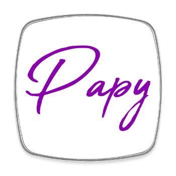 GRANDPA. DAD. FATHER'S DAY. HAPPY FATHER'S DAY - Square fridge magnet - white - Front