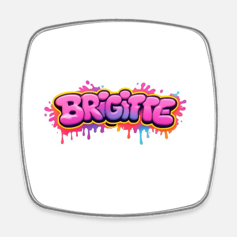 LIAM GRAFFITI NAME FOR PERFECT GIFT PRINTABLE on - Square fridge magnet - white