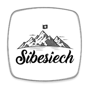 Sibesiech - un gars cool - Magnet carré - blanc - Devant