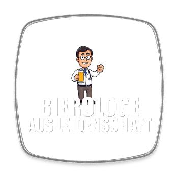 Passionné de bérologie - Magnet carré - blanc - Devant