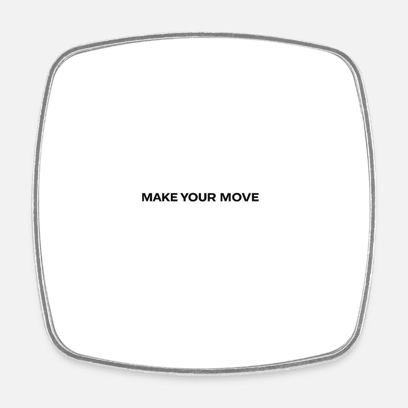 Passe à l’action - Magnet carré - blanc