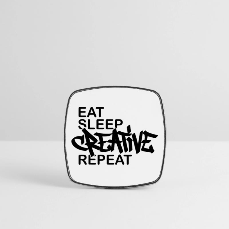Creative Motto Graffiti Day Square fridge magnet