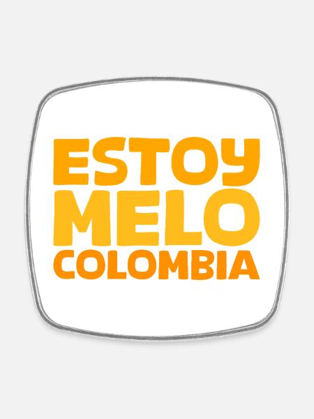 ESTOY MELO - Square fridge magnet - white