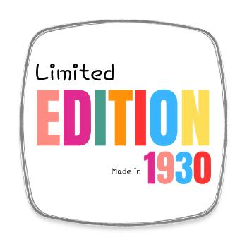 Limited edition Made in 1930 - Square fridge magnet - white - Front
