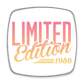 1986 Édition limitée - Magnet carré - blanc - Devant