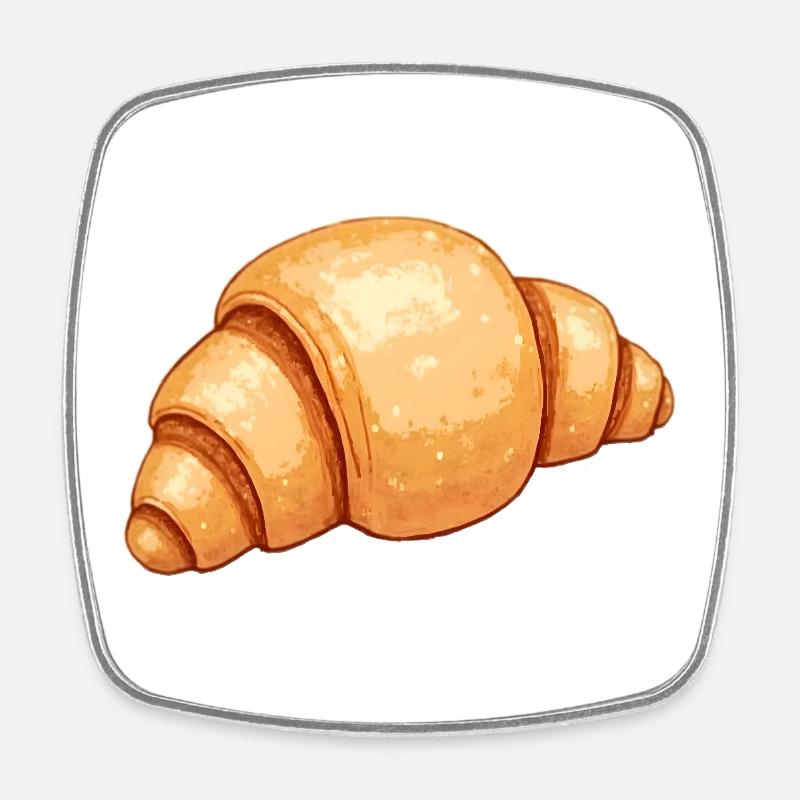Croissant Summit - Nelikulmainen jääkaappimagneetti - valkoinen
