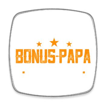 Ce super papa appartient à un cadeau pour la fête des pères - Magnet carré - blanc - Devant